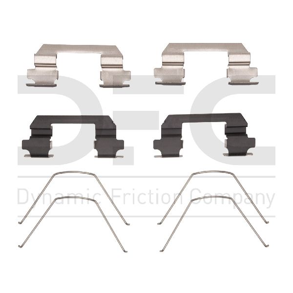 2007-2017 Nissan Tiida Disc Brake Hardware Kit - Front (Dynamic Friction)