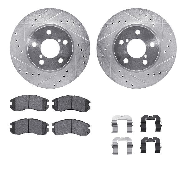 1990-1996 Subaru Legacy Disc Brake Kit - Front (Dynamic Friction)