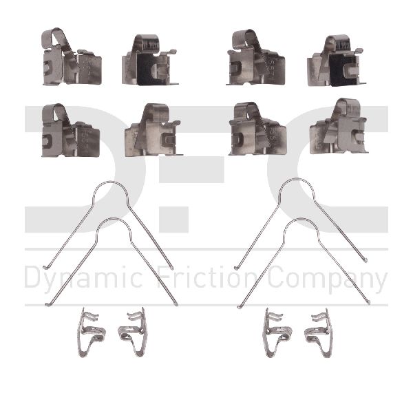 1992-1999 Toyota Paseo Disc Brake Hardware Kit - Front (Dynamic Friction)