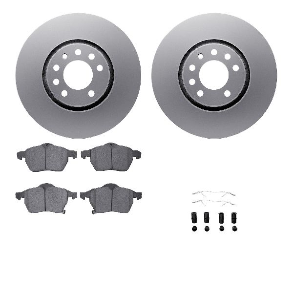 1999-2002 Saab 9-3 Disc Brake Kit - Front (Dynamic Friction)