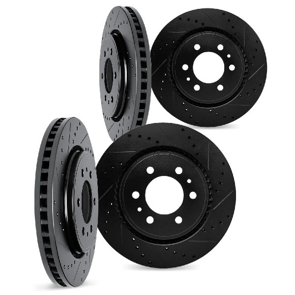 2014-2024 INFINITI QX80 Disc Brake Rotor Set - Front and Rear (Dynamic Friction)