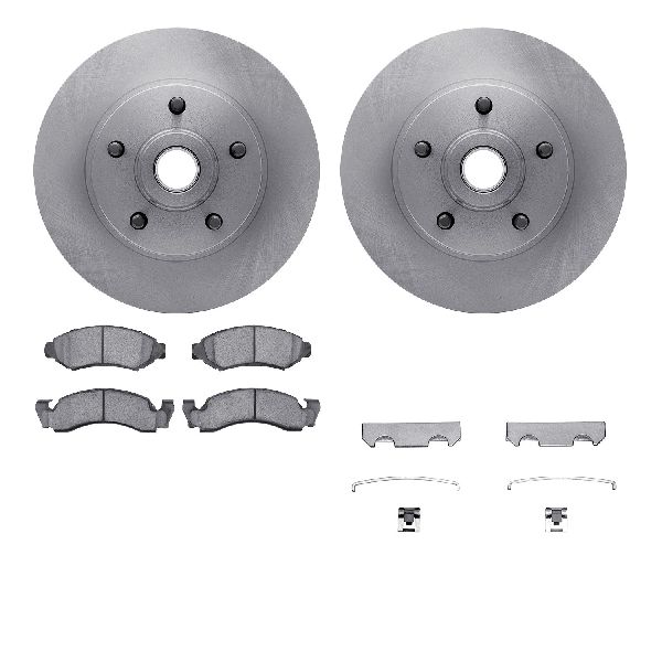 1974-1979 Lincoln Continental Disc Brake Kit - Front (Dynamic Friction)