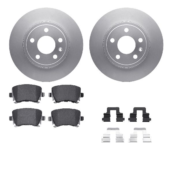 2000-2009 Audi A4 Disc Brake Kit - Rear (Dynamic Friction)
