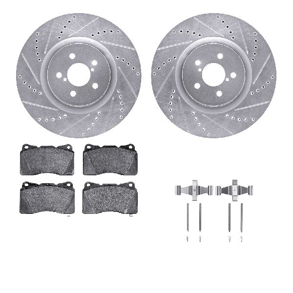 2017-2020 Subaru BRZ Disc Brake Kit - Front (Dynamic Friction)