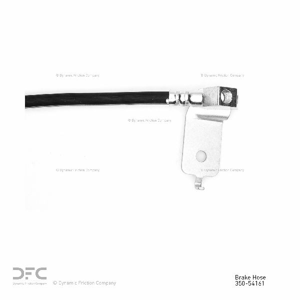 1996-1998 Ford Mustang Brake Hydraulic Hose - Rear Right Lower (Dynamic Friction)