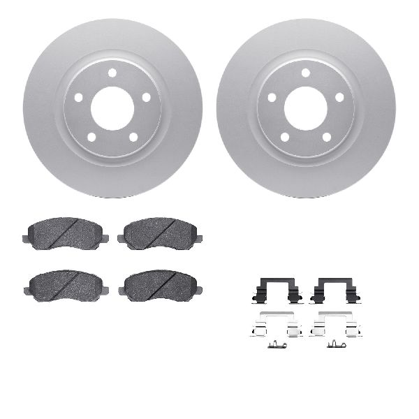 2012-2014 Dodge Avenger Disc Brake Kit - Front (Dynamic Friction)