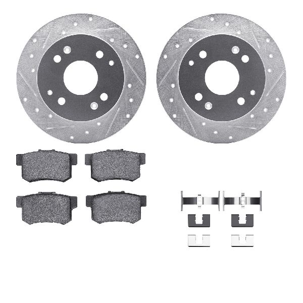 1998-1999 Acura CL Disc Brake Kit - Rear (Dynamic Friction)