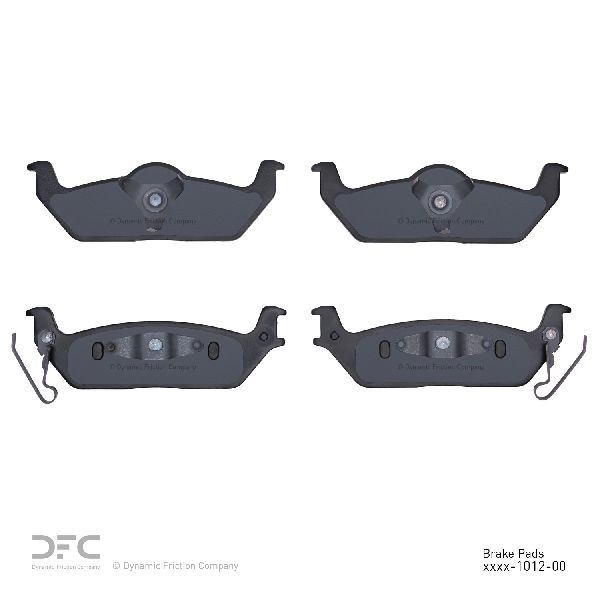 2006-2011 Lincoln Mark LT Disc Brake Pad Set - Rear (Dynamic Friction)