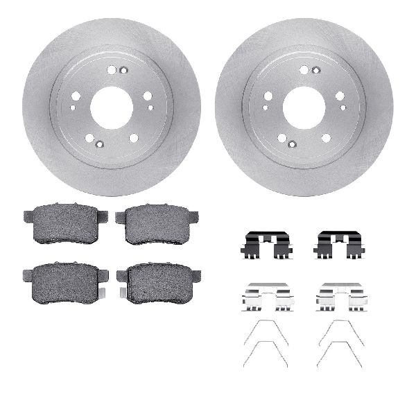 2009-2014 Acura TSX Disc Brake Kit - Rear (Dynamic Friction)