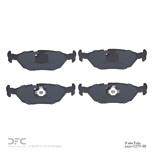 1988 BMW M5 Disc Brake Pad Set - Rear (Dynamic Friction)