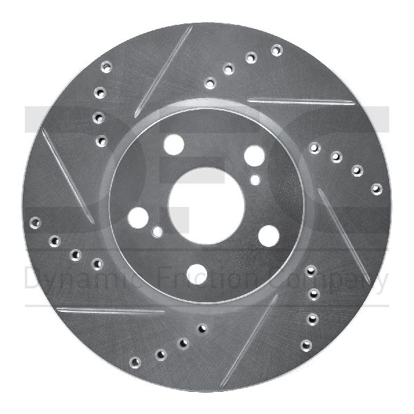 2008-2014 Scion xD Disc Brake Rotor - Front Left (Dynamic Friction)