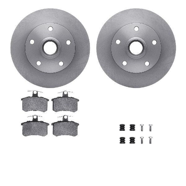 1996-1997 Audi A4 Disc Brake Kit - Rear (Dynamic Friction)