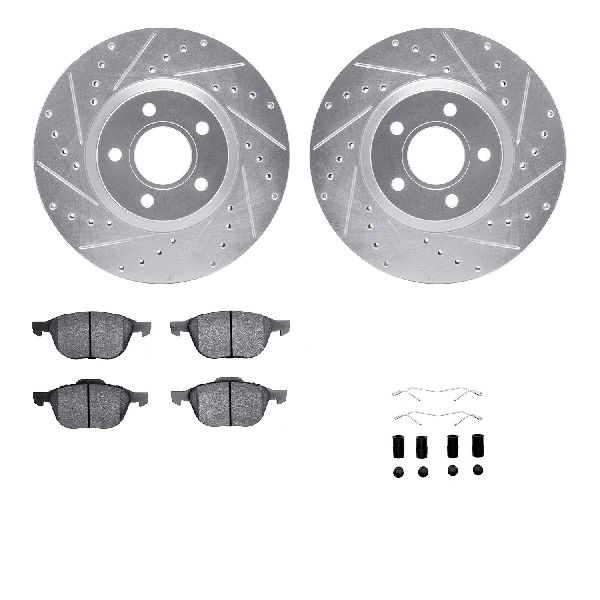 2004-2011 Volvo S40 Disc Brake Kit - Front (Dynamic Friction)