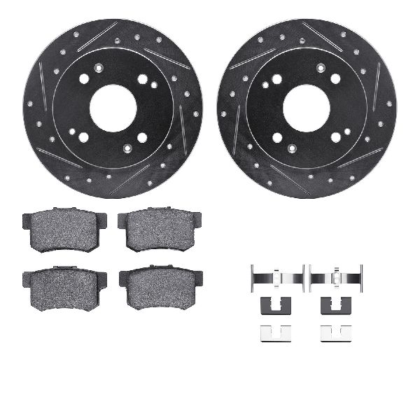 1997 Acura CL Disc Brake Kit - Rear (Dynamic Friction)