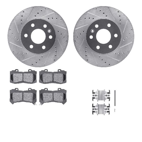 2015-2020 GMC Canyon Disc Brake Kit - Front (Dynamic Friction)