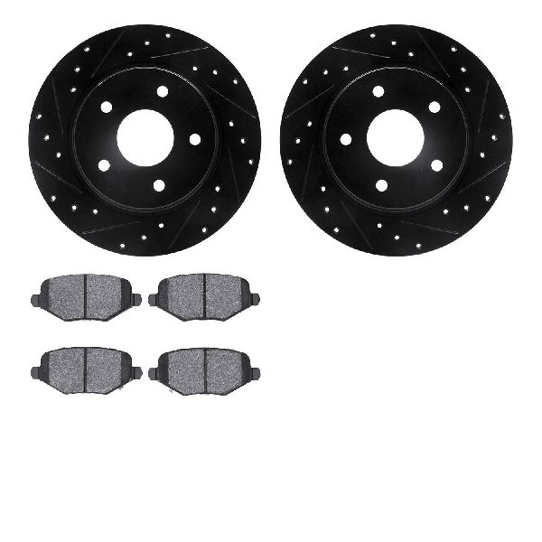 2012-2016 Dodge Grand Caravan Disc Brake Kit - Rear (Dynamic Friction)