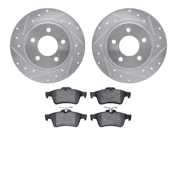 2007-2013 Mazda 3 Disc Brake Kit - Rear (Dynamic Friction)