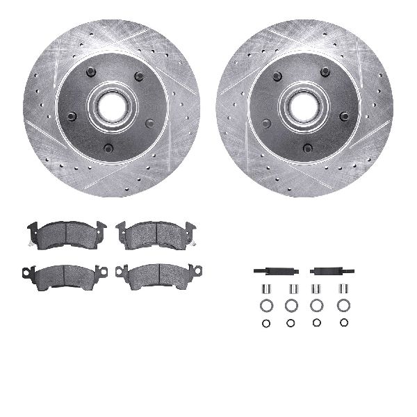1973-1977 Buick Century Disc Brake Kit - Front (Dynamic Friction)