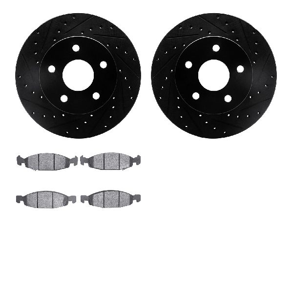 1999-2002 Jeep Grand Cherokee Disc Brake Kit - Front (Dynamic Friction)