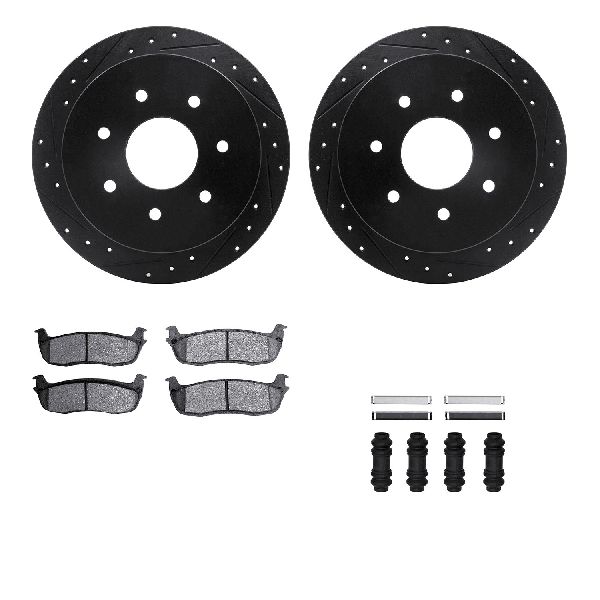1997 Ford F-250 HD Disc Brake Kit - Rear (Dynamic Friction)