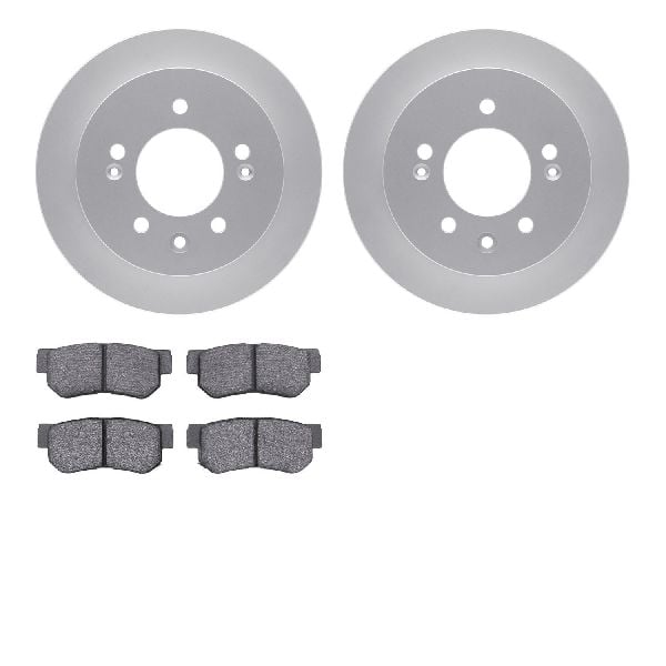 2007-2009 Hyundai Elantra Disc Brake Kit - Rear (Dynamic Friction)