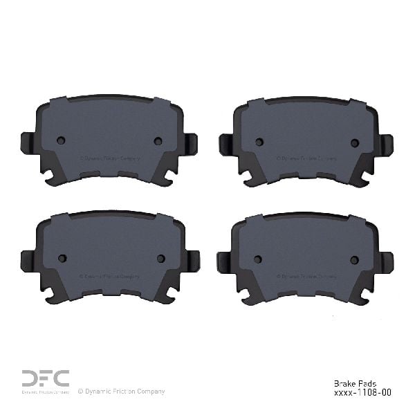 2006-2011 Audi A6 Disc Brake Pad Set - Rear (Dynamic Friction)
