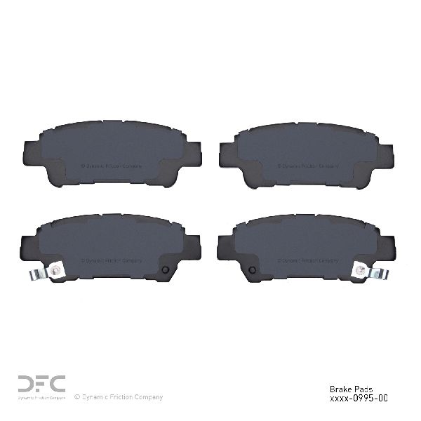 2004-2010 Toyota Sienna Disc Brake Pad Set - Rear (Dynamic Friction)