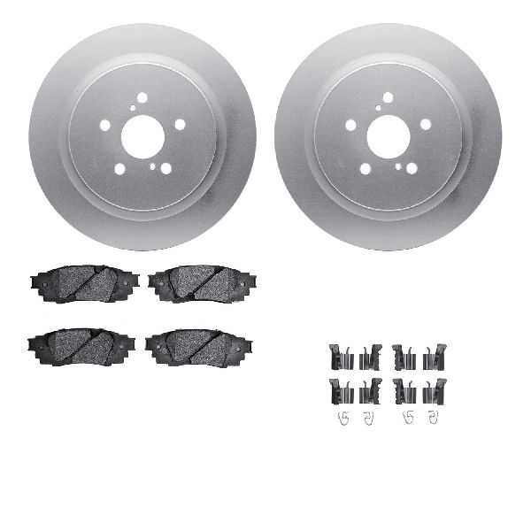 2016-2022 Lexus RX450h Disc Brake Kit - Rear (Dynamic Friction)