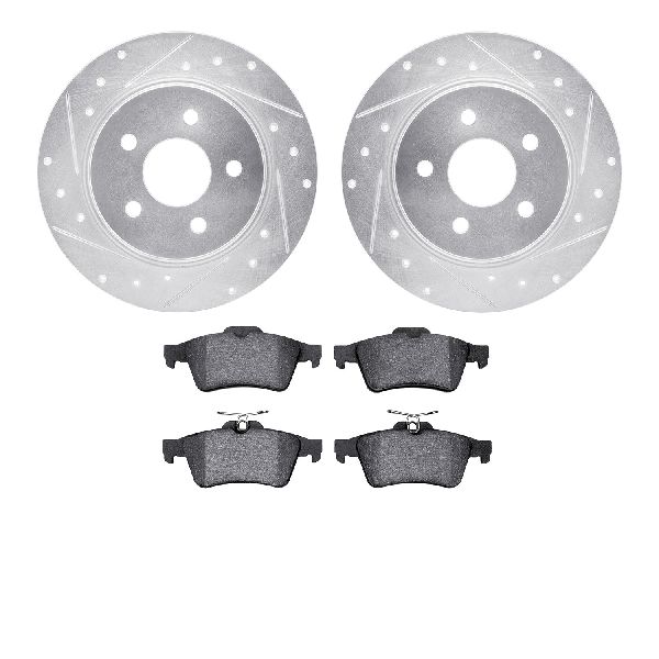 2013-2018 Ford C-Max Disc Brake Kit - Rear (Dynamic Friction)