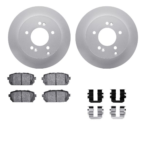 2007-2012 Kia Rondo Disc Brake Kit - Rear (Dynamic Friction)
