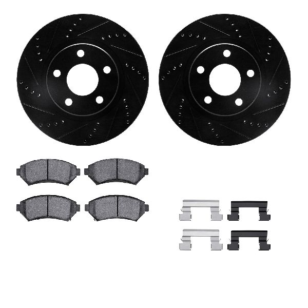 1997-2005 Cadillac DeVille Disc Brake Kit - Front (Dynamic Friction)