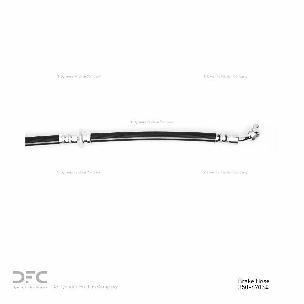 2000-2006 Nissan Sentra Brake Hydraulic Hose - Front Left (Dynamic Friction)