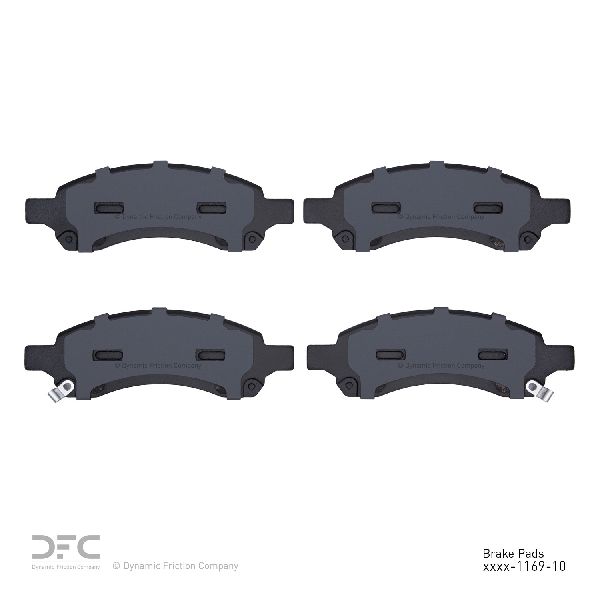 2007-2016 GMC Acadia Disc Brake Pad Set - Front (Dynamic Friction)