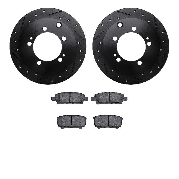 2004-2006 Mitsubishi Lancer Disc Brake Kit - Rear (Dynamic Friction)