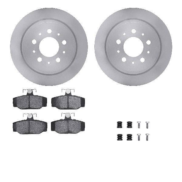 1997-1998 Volvo S90 Disc Brake Kit - Rear (Dynamic Friction)