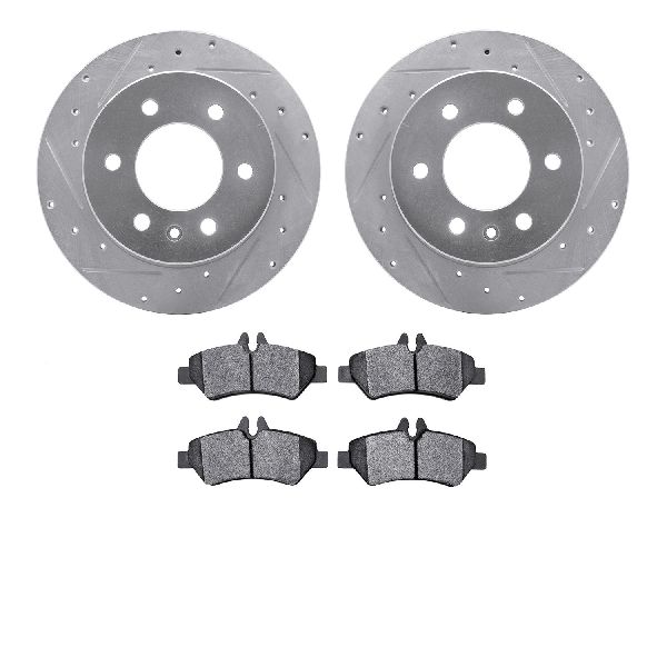 2010-2013 Mercedes-Benz Sprinter 3500 Disc Brake Kit - Rear (Dynamic Friction)