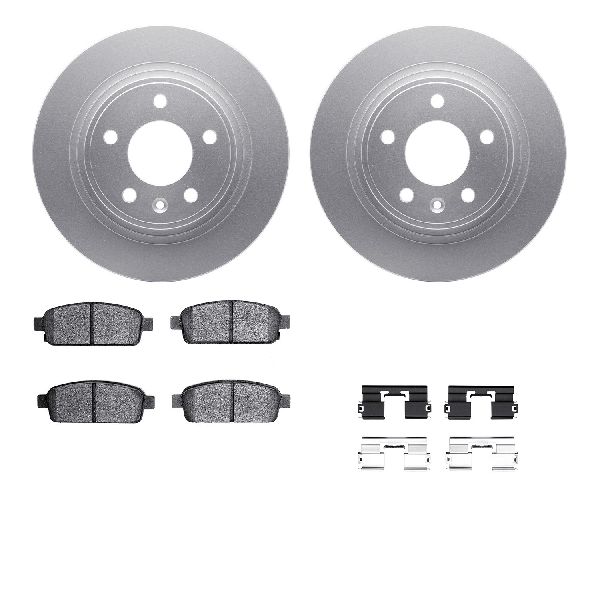 2014-2016 Cadillac ELR Disc Brake Kit - Rear (Dynamic Friction)