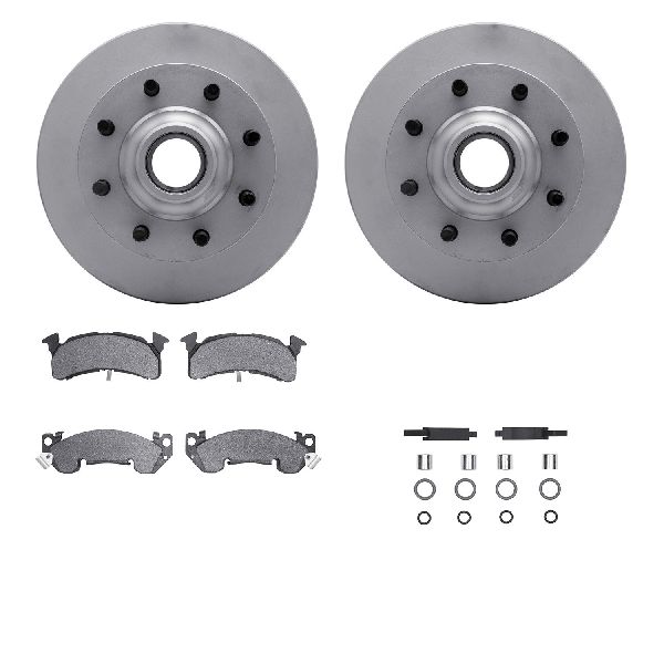 1989 Chevrolet R2500 Disc Brake Kit - Front (Dynamic Friction)