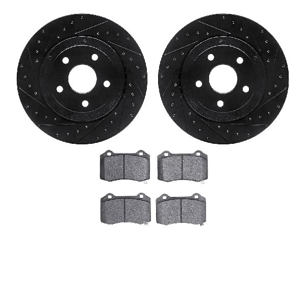 2006-2010 Jeep Grand Cherokee Disc Brake Kit - Rear (Dynamic Friction)