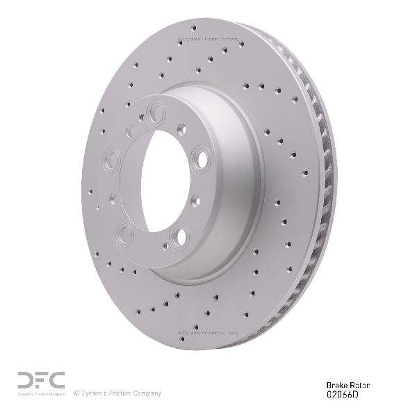 1999-2023 Porsche 911 Disc Brake Rotor - Rear Right (Dynamic Friction)