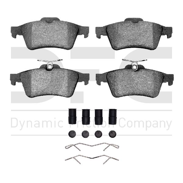 2004-2013 Mazda 3 Disc Brake Pad Set - Rear (Dynamic Friction)
