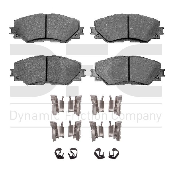 2012-2017 Toyota Prius V Disc Brake Pad Set - Front (Dynamic Friction)