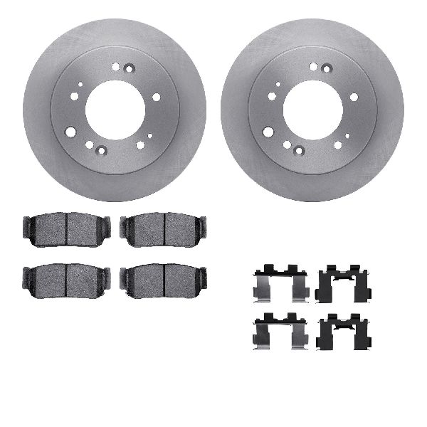 2007-2009 Kia Sorento Disc Brake Kit - Rear (Dynamic Friction)