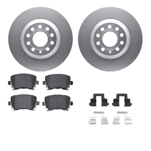 2006-2011 Audi A6 Disc Brake Kit - Rear (Dynamic Friction)