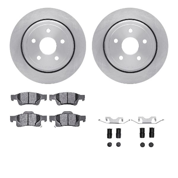 2011-2024 Dodge Durango Disc Brake Kit - Rear (Dynamic Friction)