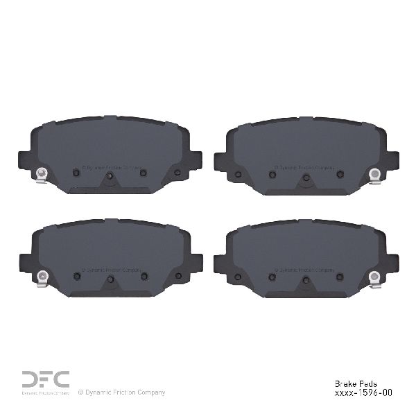 2012-2016 Chrysler Town &amp; Country Disc Brake Pad Set - Rear (Dynamic Friction)