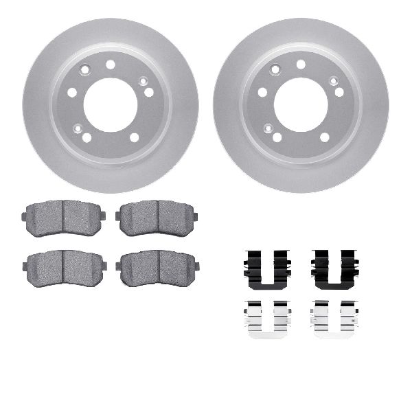 2010-2015 Hyundai Tucson Disc Brake Kit - Rear (Dynamic Friction)