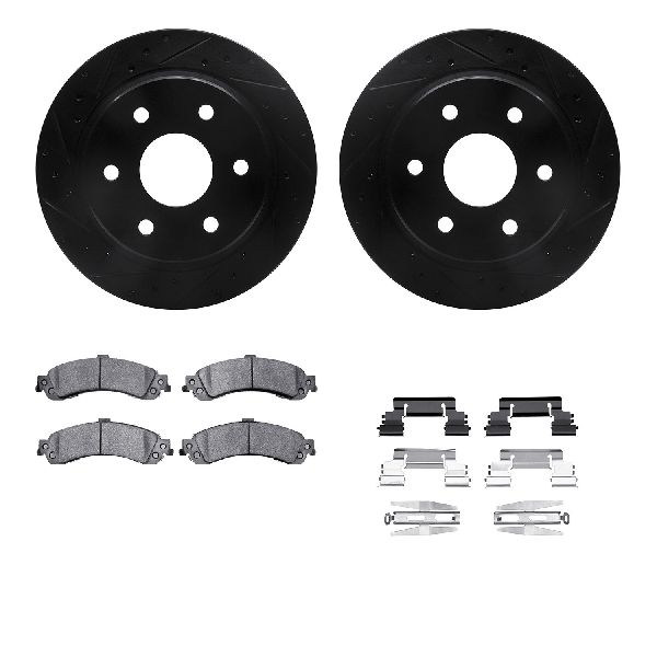2000-2006 Chevrolet Tahoe Disc Brake Kit - Rear (Dynamic Friction)