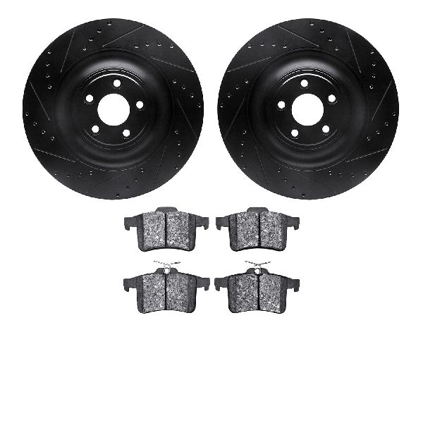 2010-2015 Jaguar XF Disc Brake Kit - Rear (Dynamic Friction)
