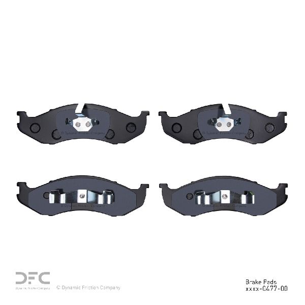 1990-1998 Jeep Cherokee Disc Brake Pad Set - Front (Dynamic Friction)